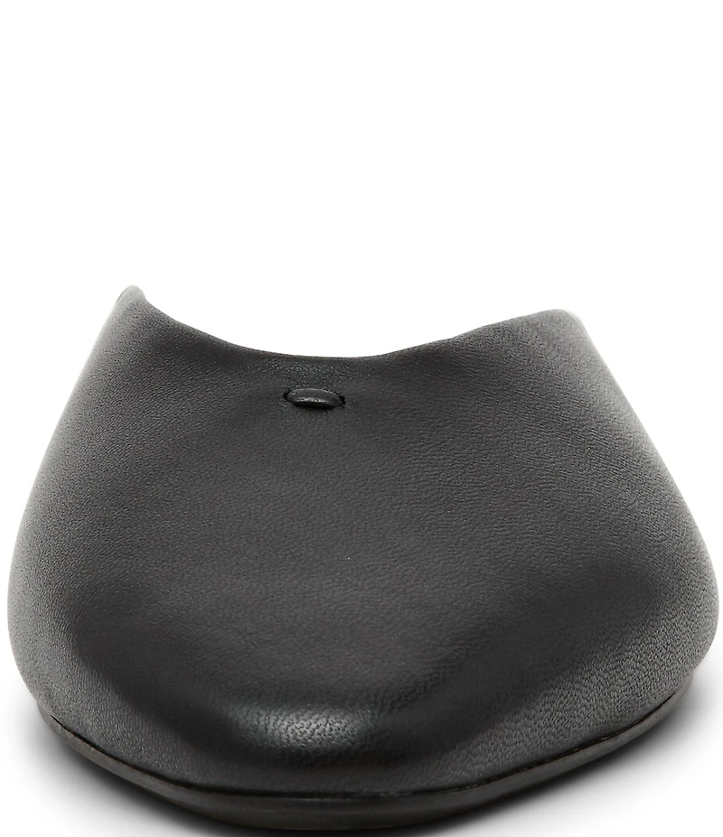 Steve Madden Sherman Leather High Vamp Flat Mules