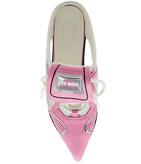 Steve Madden Shevron Lace Up Sport Mule Heel Sneakers