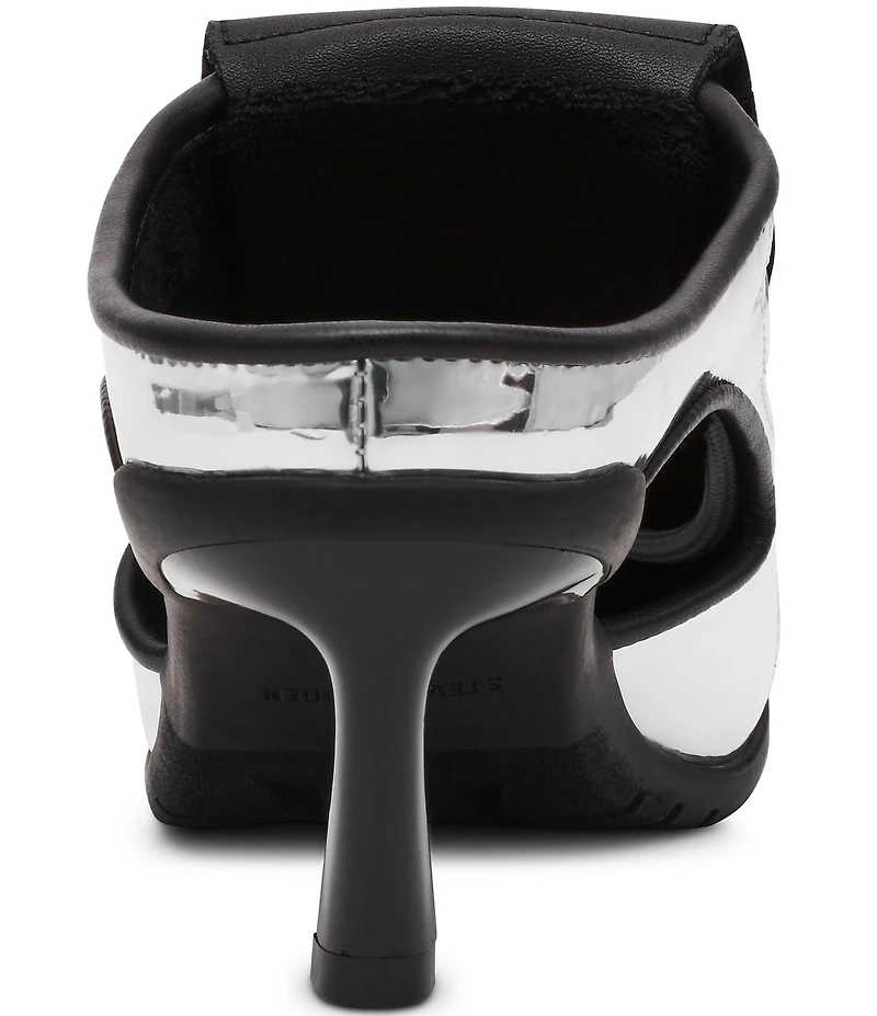 Steve Madden Shevron Lace Up Sport Mule Heel Sneakers