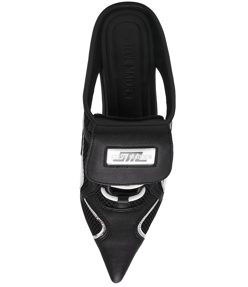 Steve Madden Shevron Lace Up Sport Mule Heel Sneakers