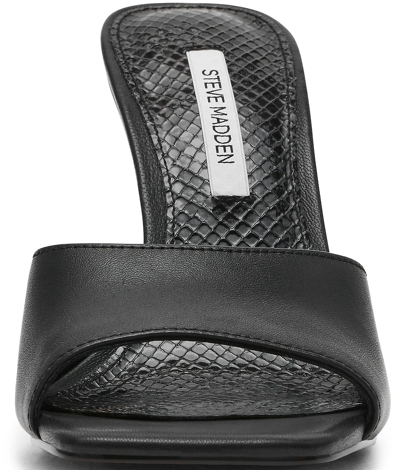 Steve Madden Sia Sculptural Beaded Ornament Heel Dress Slide Sandals