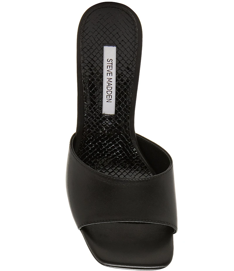 Steve Madden Sia Sculptural Beaded Ornament Heel Dress Slide Sandals