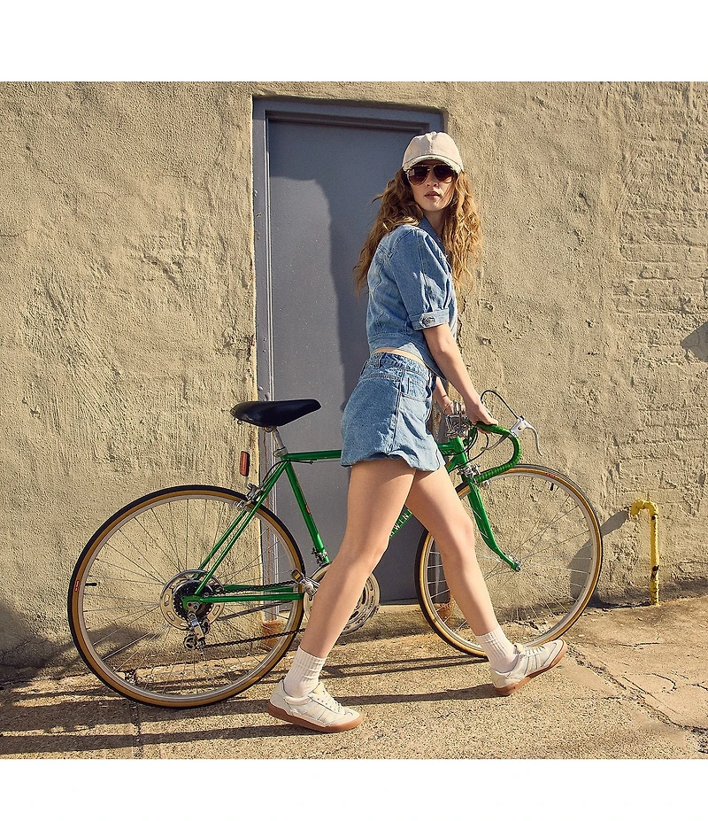 Steve Madden Simona Bubble Denim Mini Skirt