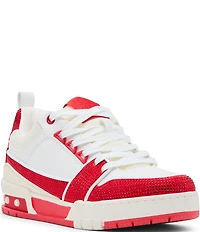 Steve Madden Skater Rhinestone Lace Up Sneakers