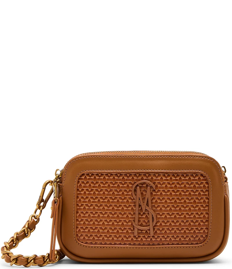 Steve Madden Daisy Small Woven Chain Crossbody Bag