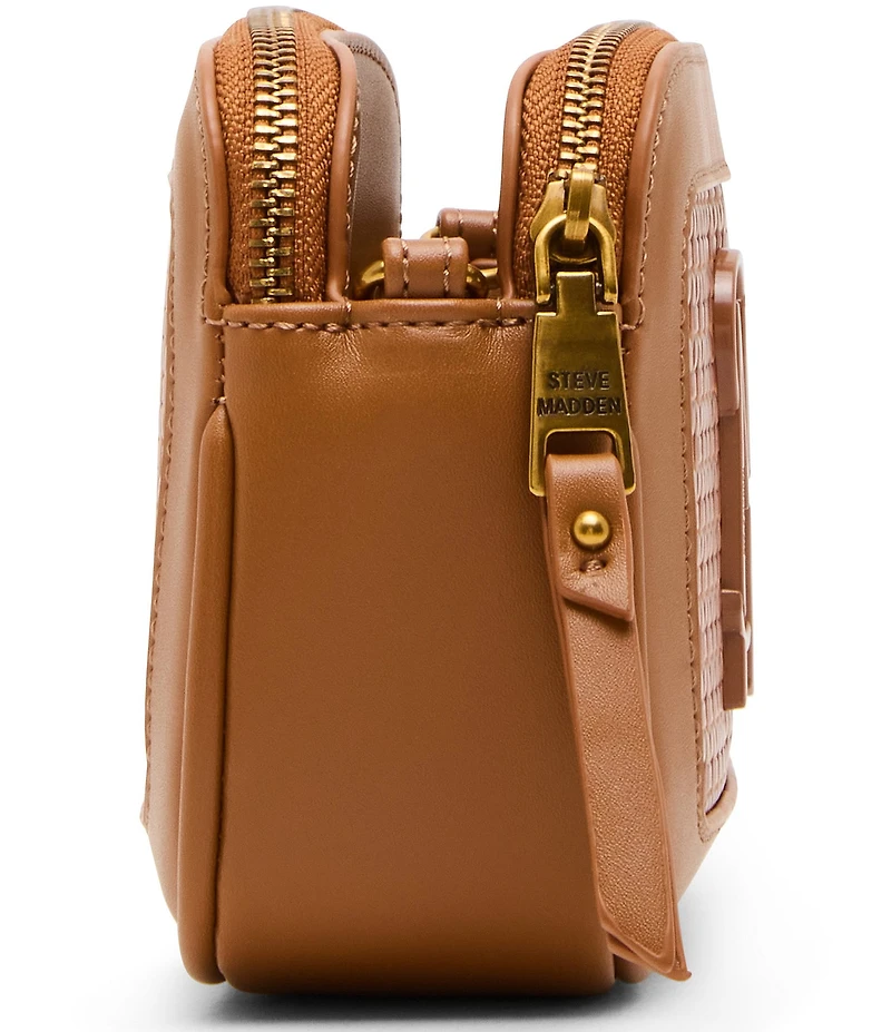 Steve Madden Daisy Small Woven Chain Crossbody Bag