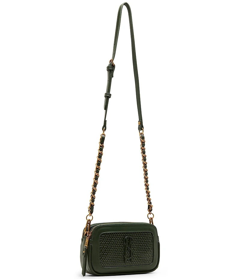 Steve Madden Daisy Small Woven Chain Crossbody Bag
