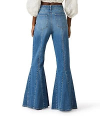 Steve Madden Stacia Flared Godet Denim Jeans