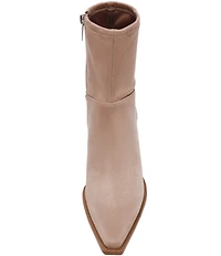 Steve Madden Stasia Suede Kitten Heel Dress Booties