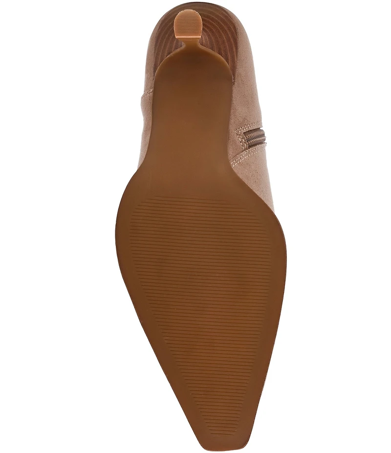 Steve Madden Stasia Suede Kitten Heel Dress Booties