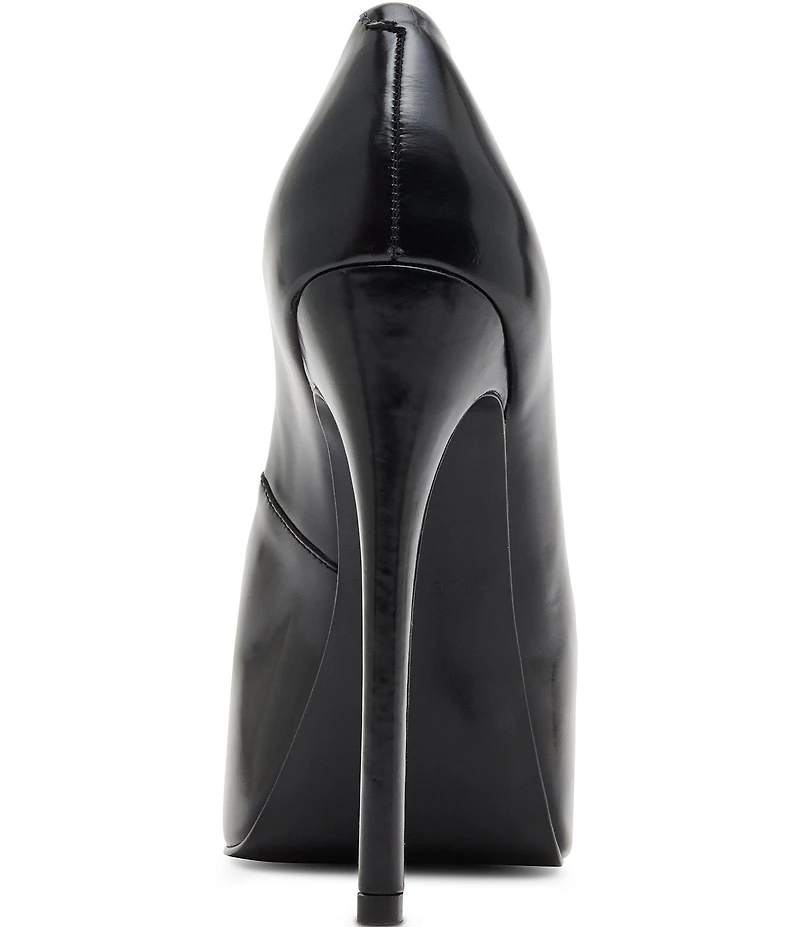 Steve Madden Stelan Leather Peep Toe Platform Stiletto Pumps