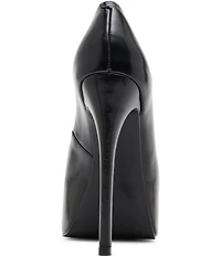 Steve Madden Stelan Leather Peep Toe Platform Stiletto Pumps