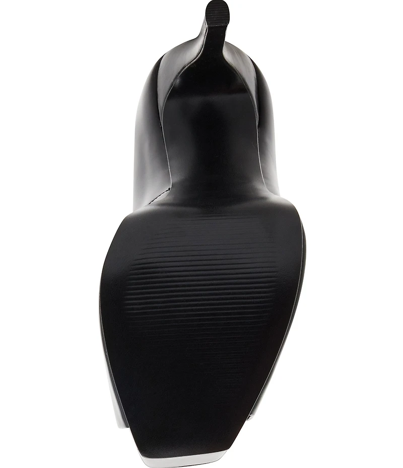 Steve Madden Stelan Leather Peep Toe Platform Stiletto Pumps