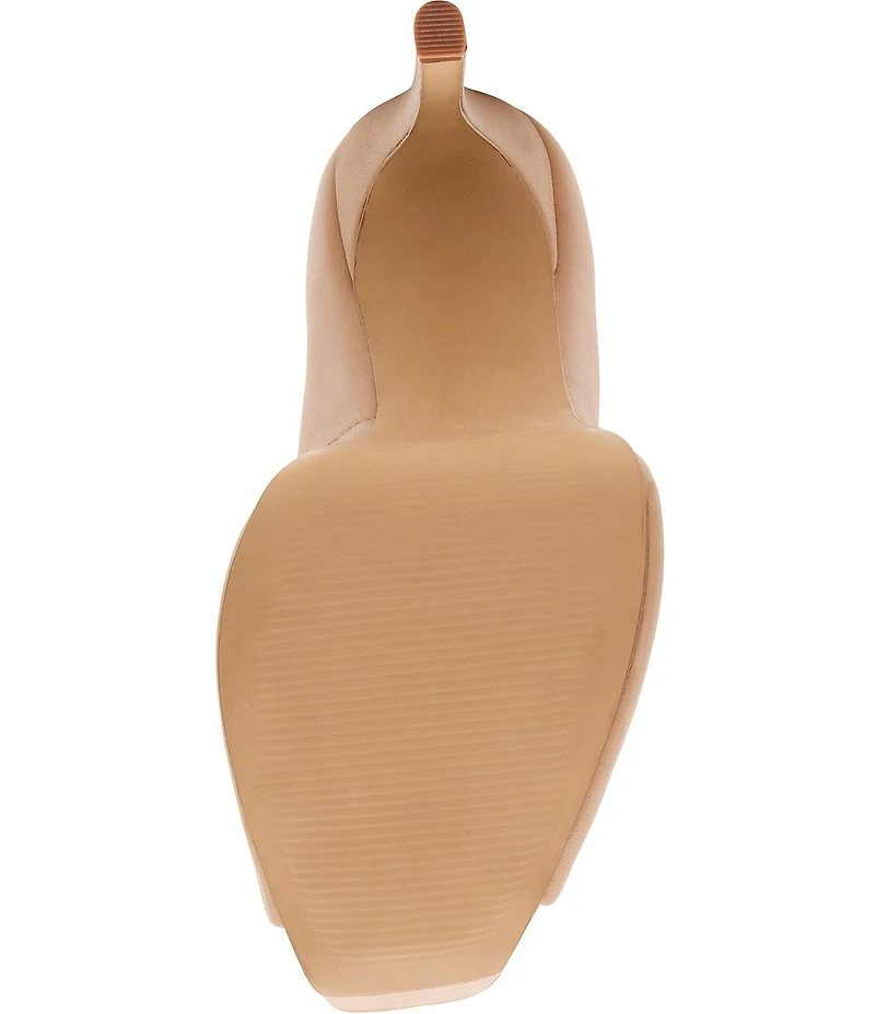 Steve Madden Stelan Leather Peep Toe Platform Stiletto Pumps