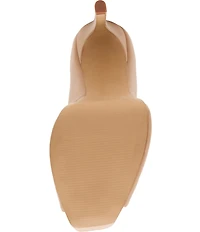 Steve Madden Stelan Leather Peep Toe Platform Stiletto Pumps
