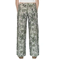 Steve Madden Stevie Jeans Slouchy Tree Camo Straight Leg Jeans