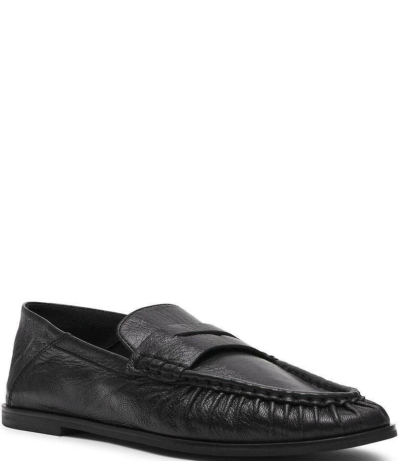 Steve Madden Women's Stewart Leather Penny Loafers