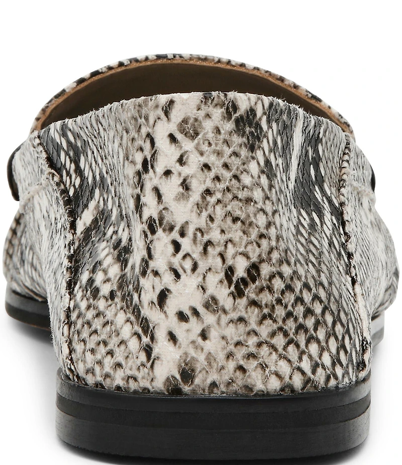 Steve Madden Women's Stewart Snake Print Penny Loafers