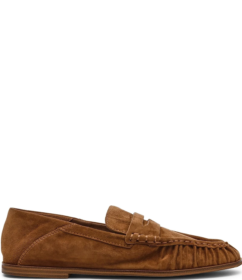 Steve Madden Women's Stewart Suede Penny Loafers