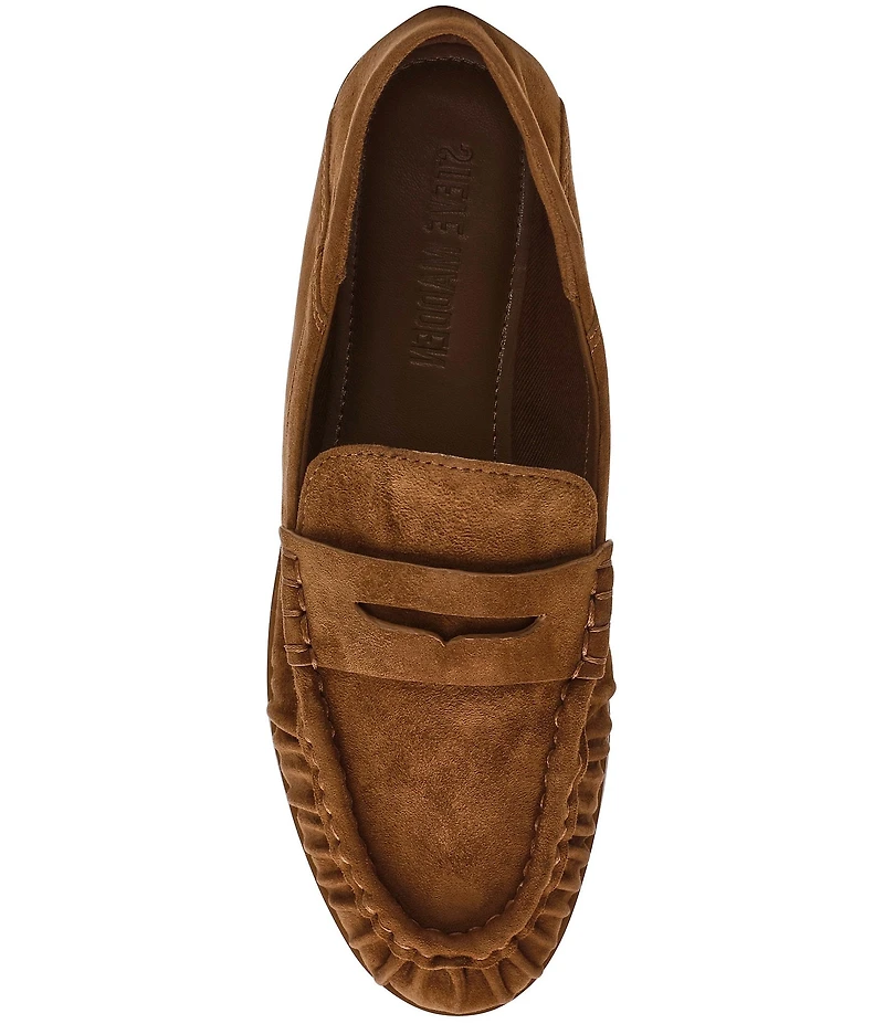 Steve Madden Women's Stewart Suede Penny Loafers