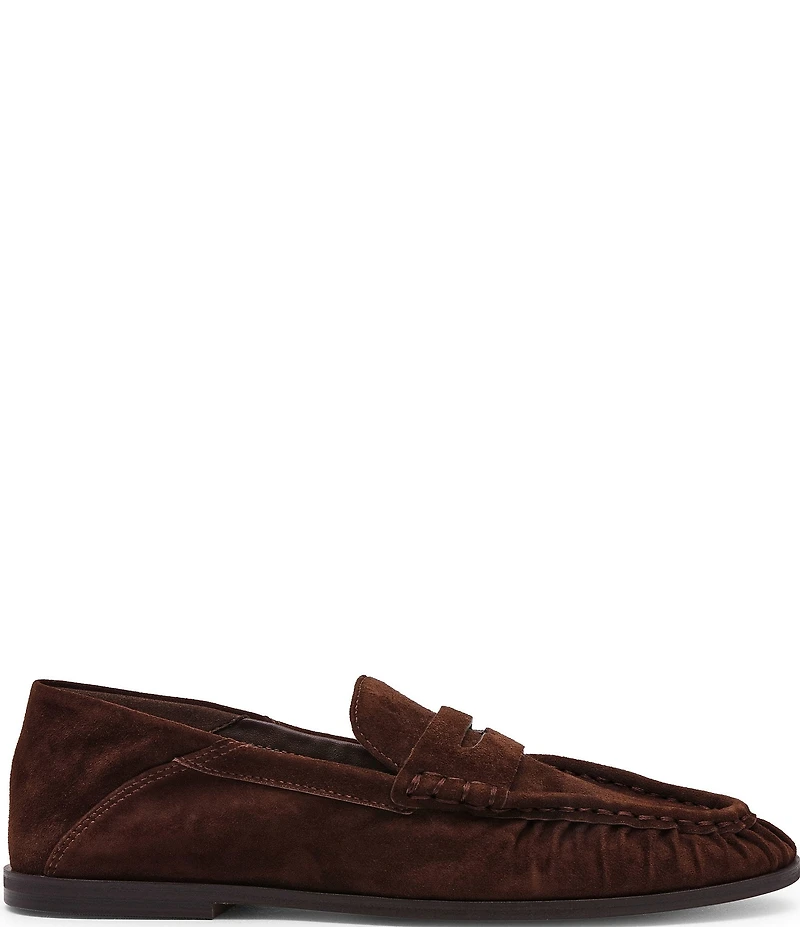 Steve Madden Women's Stewart Suede Penny Loafers
