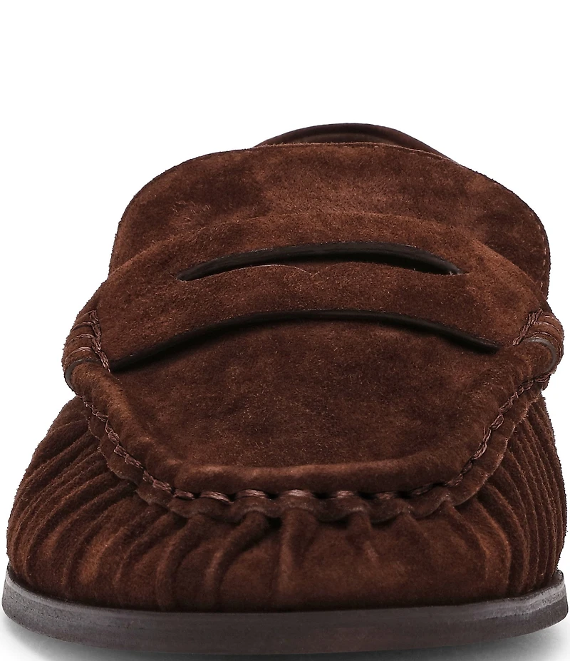 Steve Madden Women's Stewart Suede Penny Loafers