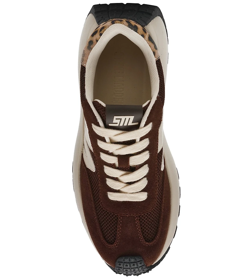 Steve Madden Supercampo Mixed Media Retro Platform Sneakers