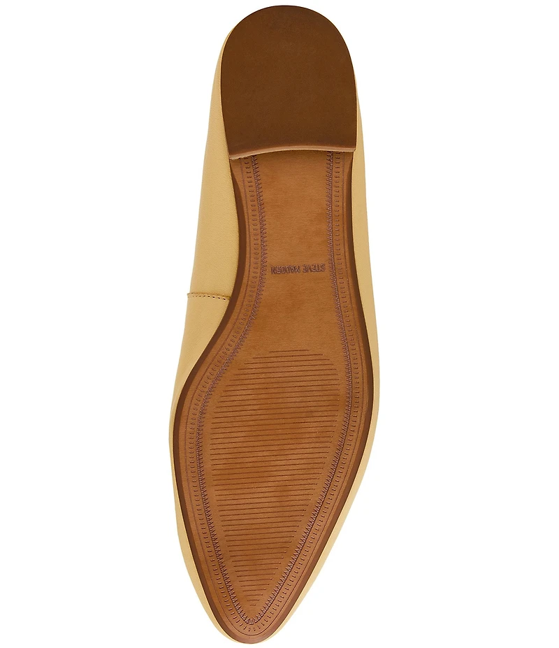 Steve Madden Swanky Leather Ballet Flats