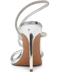 Steve Madden Sylo Rhinestone Asymmetric Strappy Dress Sandals