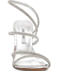 Steve Madden Sylo Rhinestone Asymmetric Strappy Dress Sandals