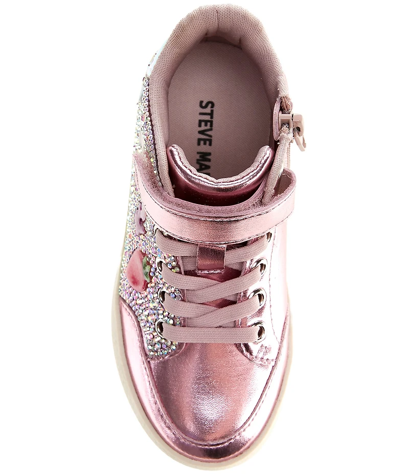 Steve Madden T-Delight Rhinestone Embellished Sneakers (Toddler)