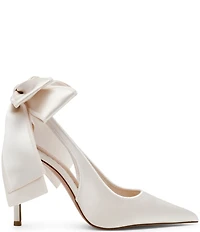 Steve Madden Teacup Satin Bow Detail Slingback Stiletto Pumps