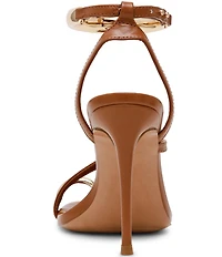 Steve Madden Tia Toe Loop Ankle Strap Hardware Dress Sandals
