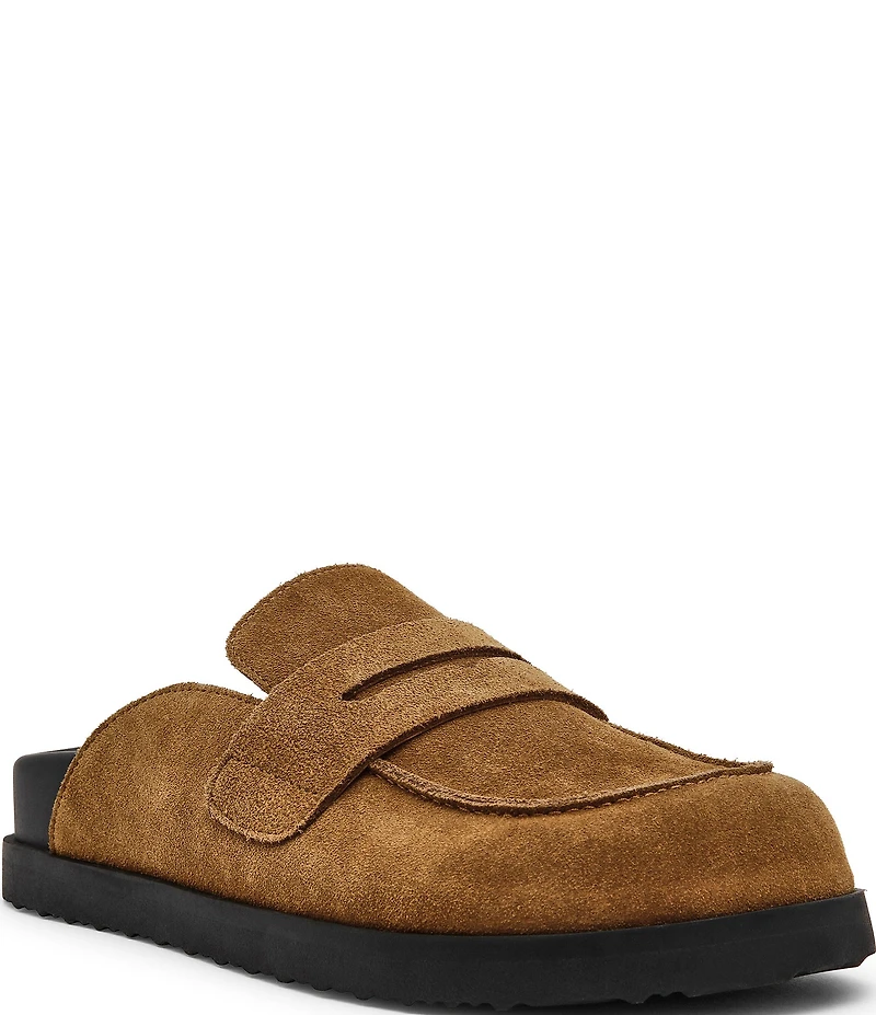 Steve Madden Toryn Suede Penny Loafer Clogs