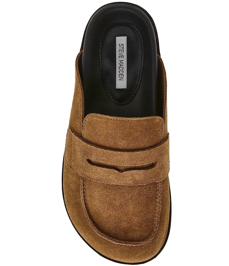 Steve Madden Toryn Suede Penny Loafer Clogs