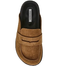 Steve Madden Toryn Suede Penny Loafer Clogs