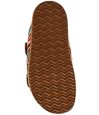 Steve Madden Tourist Sequin Embellished Buckle Hardware Slide Sandals