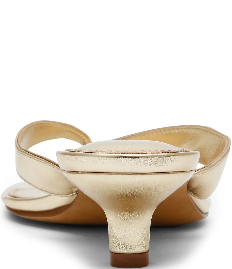 Steve Madden Tracie Kitten Heel Thong Dress Sandals