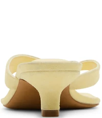 Steve Madden Tracie Suede Kitten Heel Thong Dress Sandals