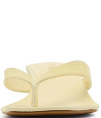 Steve Madden Tracie Suede Kitten Heel Thong Dress Sandals