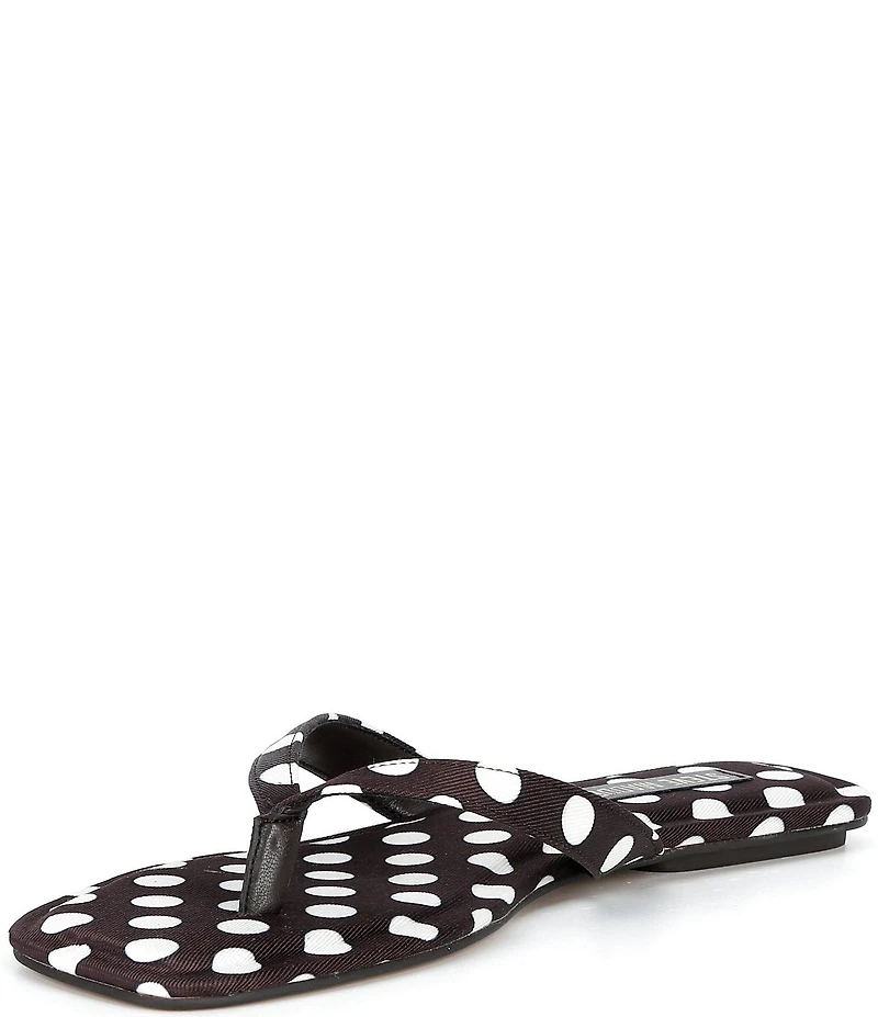 Steve Madden Trella Polka Dot Thong Sandals