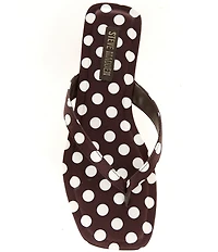 Steve Madden Trella Polka Dot Thong Sandals