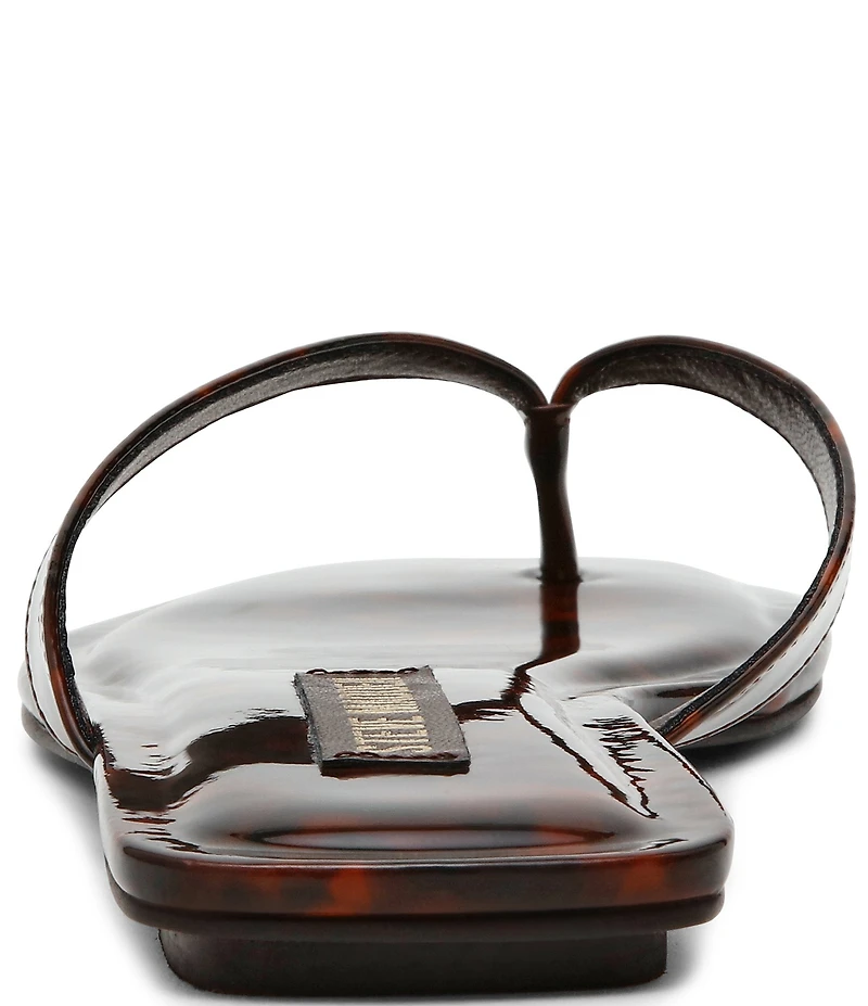 Steve Madden Trella Tortoise Print Thong Sandals