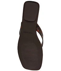 Steve Madden Trella Tortoise Print Thong Sandals