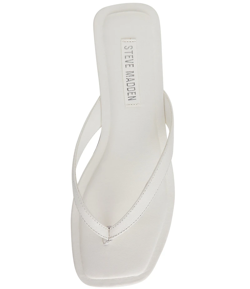 Steve Madden Trella Leather Thong Sandals