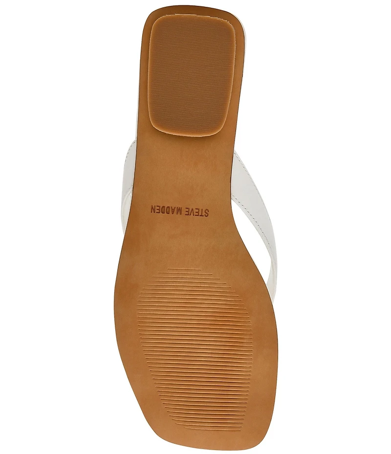 Steve Madden Trella Leather Thong Sandals