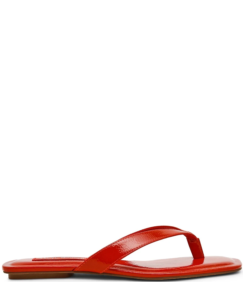 Steve Madden Trella Patent Thong Sandals