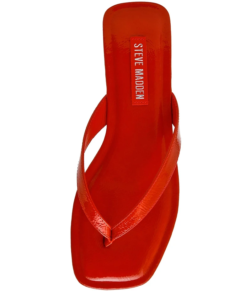 Steve Madden Trella Patent Thong Sandals