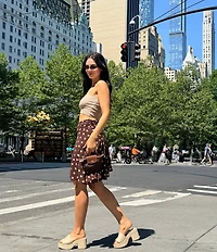Steve Madden Trippy Woven Rope Platform Block Heel Slide Sandals