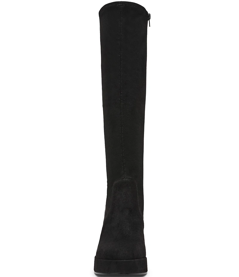 Steve Madden Twain Microsuede Knee High Block Heel Boots